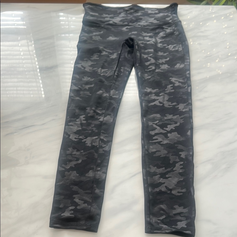 Spanx Black Camo Leggings